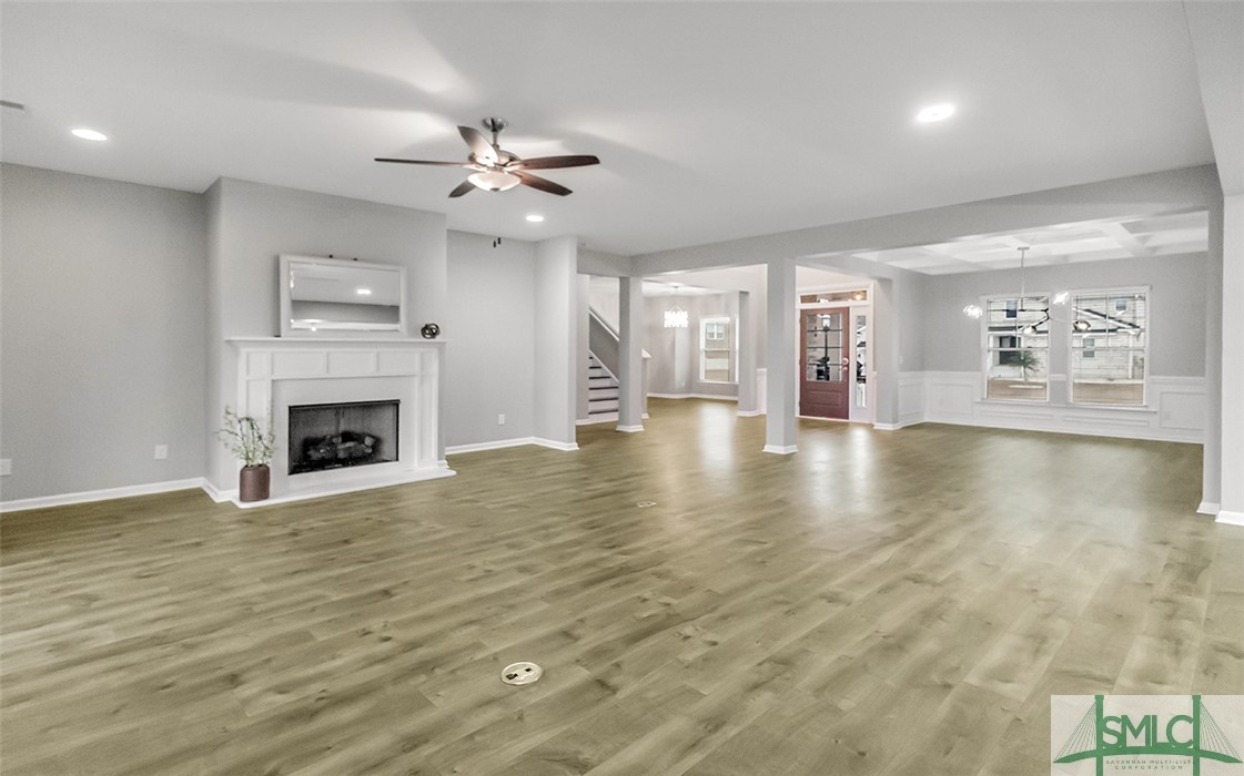 653 Wyndham Way Pooler, GA 31322 - Photo 18 of 48 Spacious living room with gas fireplace