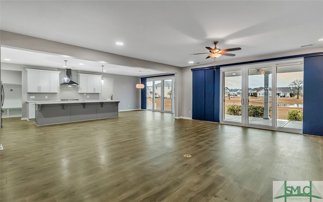 653 Wyndham Way Pooler, GA 31322 - Photo 2 of 48 View from the front door into the living room & ki