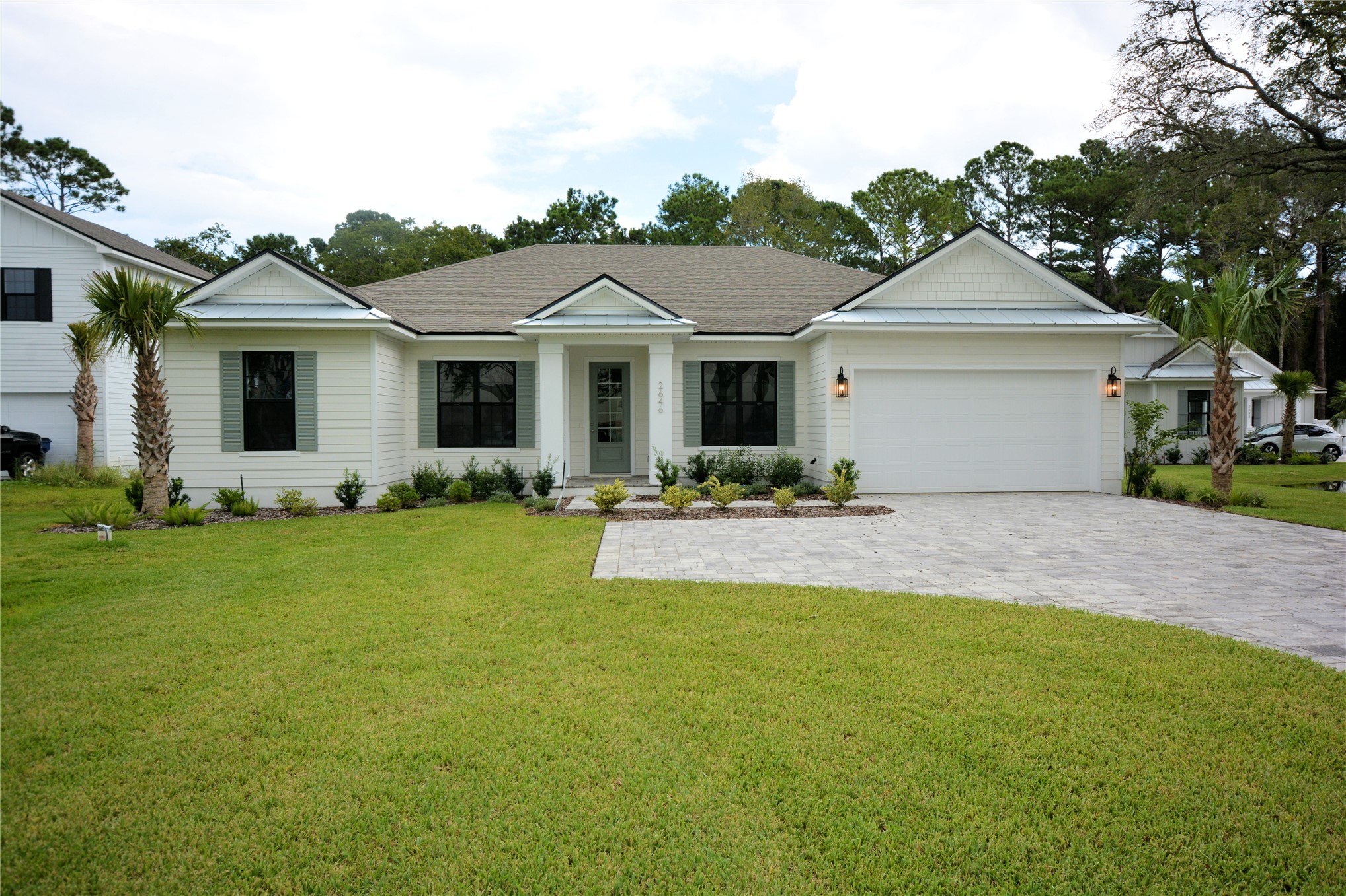 2646 Bailey Road Fernandina Beach, FL 32034 - Photo 3 of 42 a front view of house with yard and green space