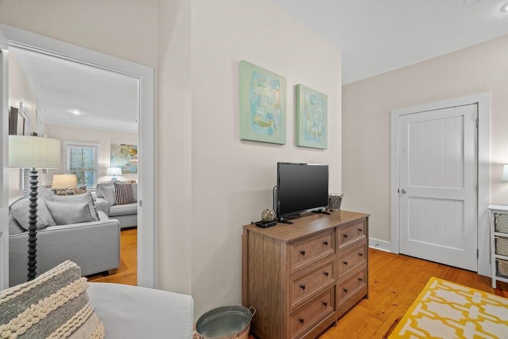 19 Olivia Lane Inlet Beach, FL 32461 - Photo 16 of 32 a view of a workspace with furniture and a flat screen tv