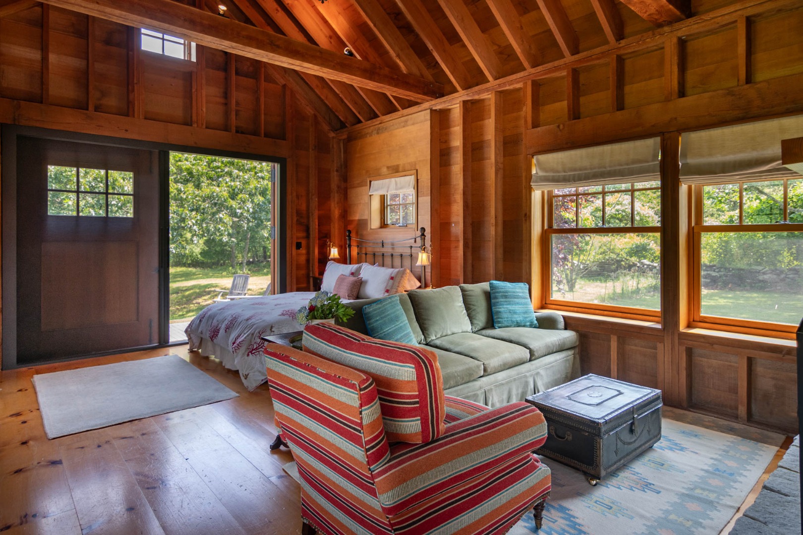 15 Old Farm Road Chilmark, MA 02535 - Photo 29 of 51 a living room with furniture a large window