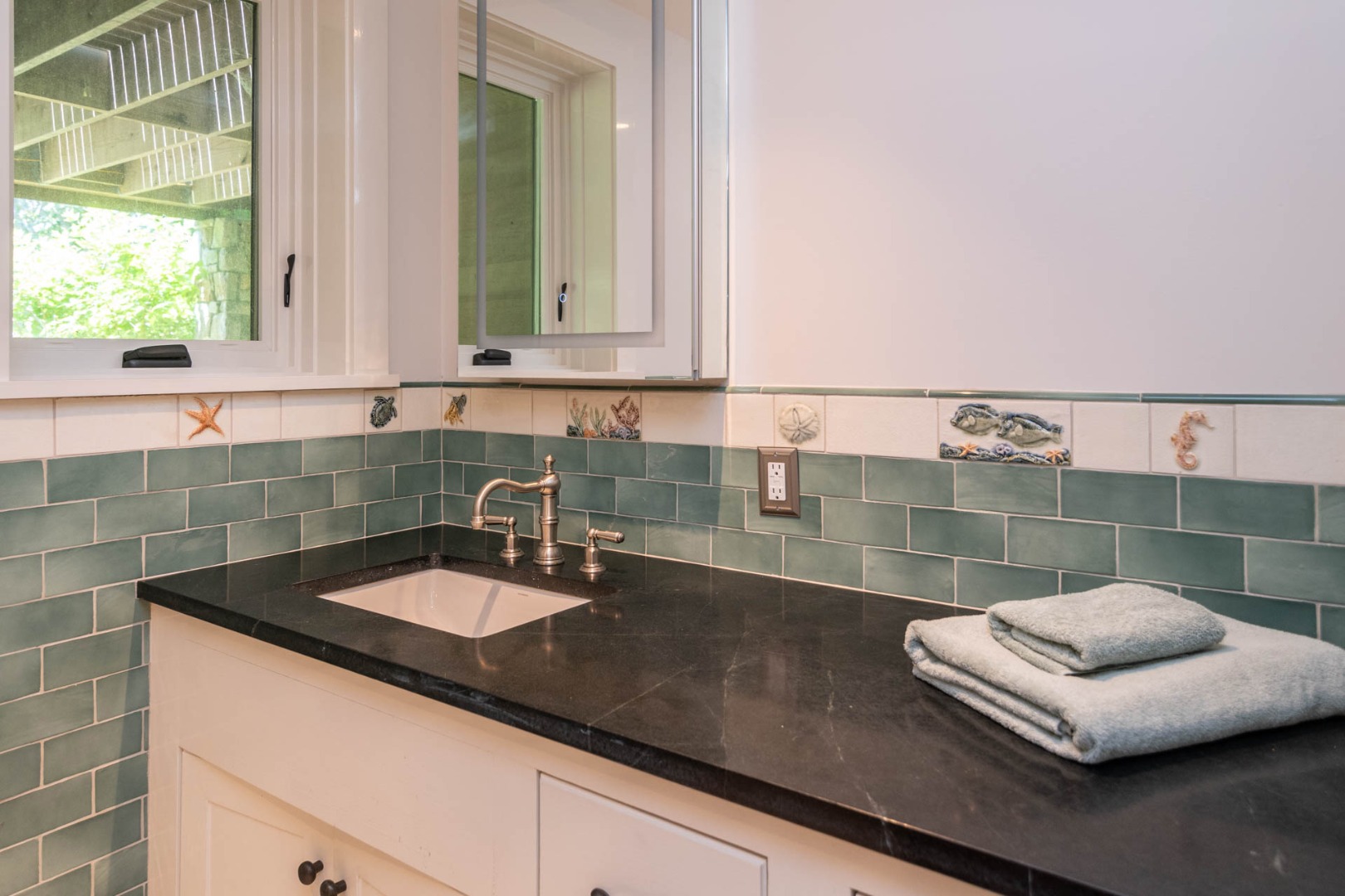 15 Old Farm Road Chilmark, MA 02535 - Photo 36 of 51 a bathroom with a sink and a window