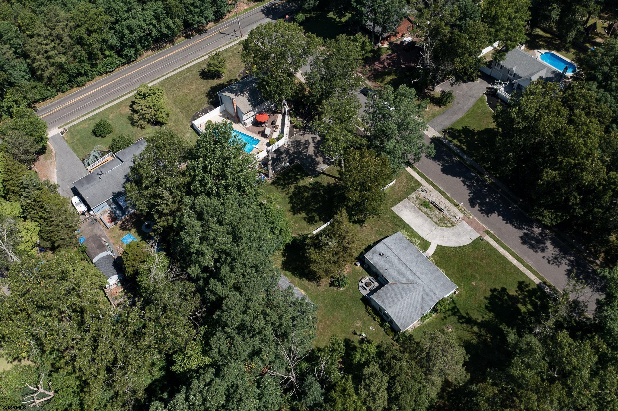 1326 Elwood Road Hammonton, NJ 08037 - Photo 35 of 36 an aerial view of a house with a yard
