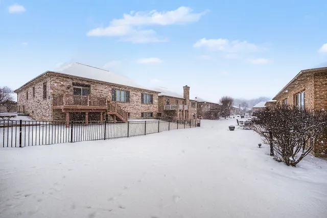 a view of terrace with ocean view
