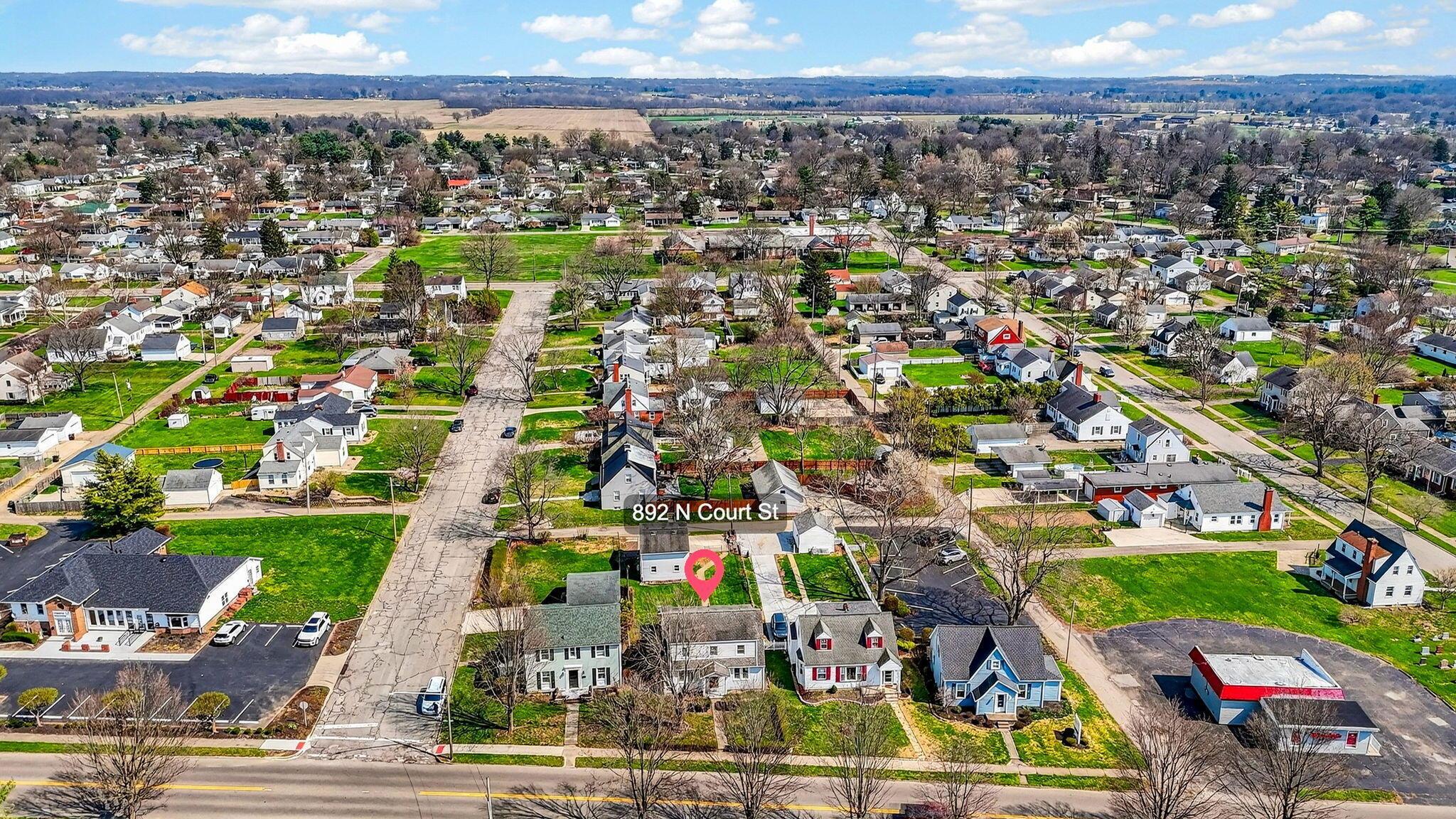 892 North Court Street Circleville, OH 43113 - Photo 57 of 58 Aerial View