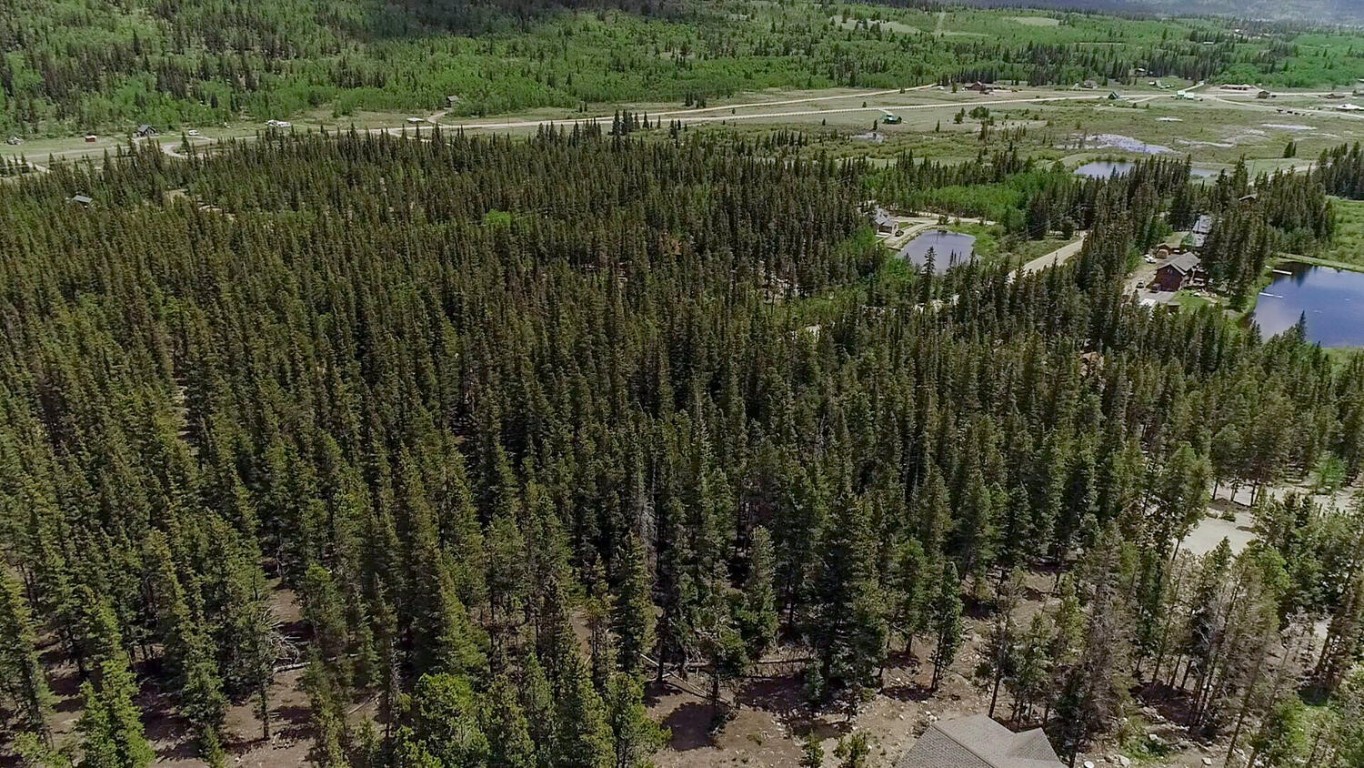 503 Golden Hills Road Alma, CO 80420 - Photo 27 of 36 a view of a lake with a yard