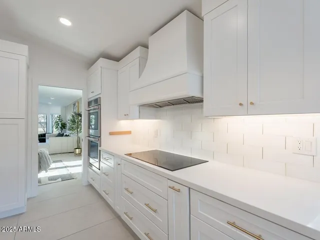 a bedroom with a bed and a closet