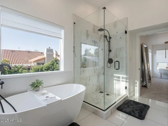 a outdoor dining space with furniture and garden view