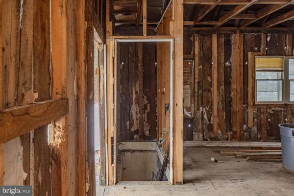 a view of front door of house