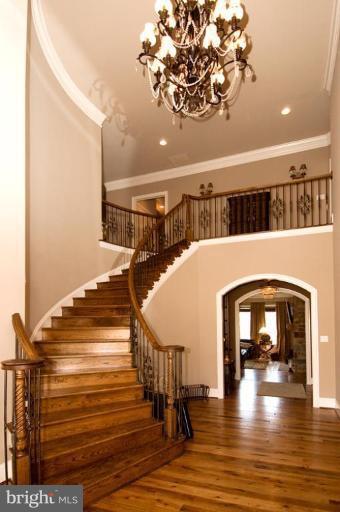 905 Hayfields Road Cockeysville, MD 21030 - Photo 12 of 17 a view of entryway and hall with wooden floor