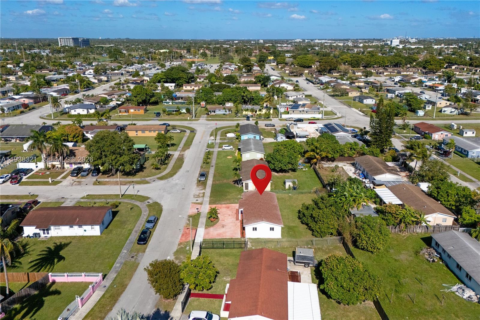 22503 Southwest 113th Place Miami, FL 33170 - Photo 23 of 35 an aerial view of residential building and car parked