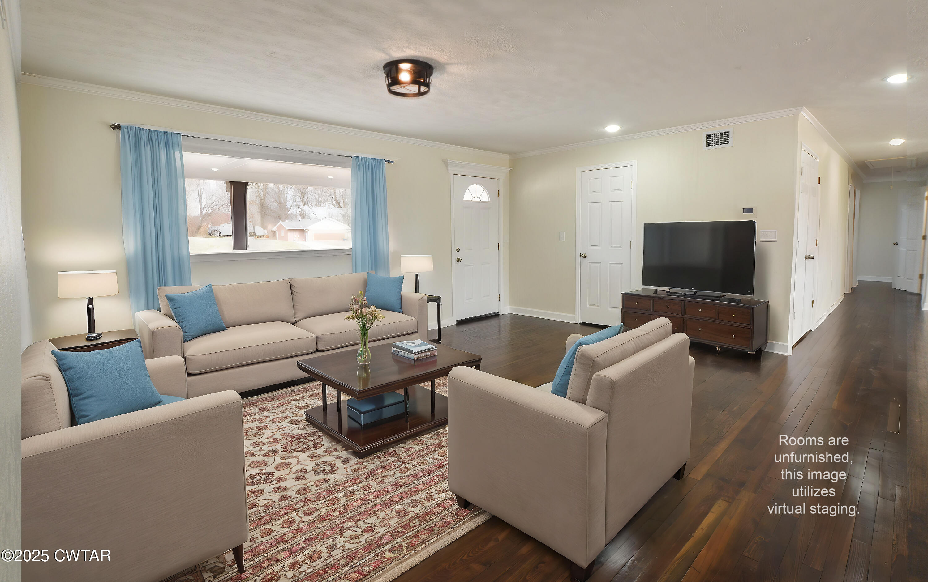 173 West Main Street Bells, TN 38006 - Photo 7 of 19 a living room with furniture and a flat screen tv