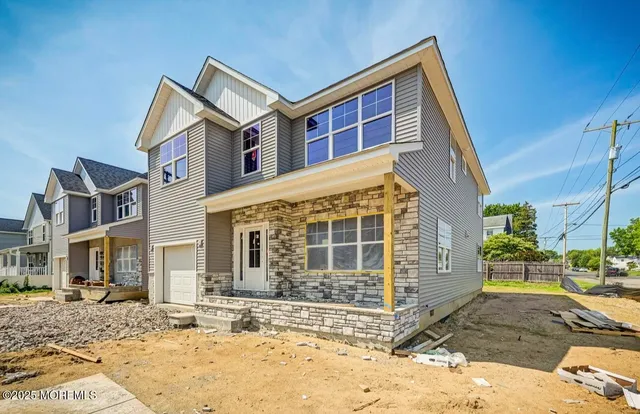 a view of a house with many windows