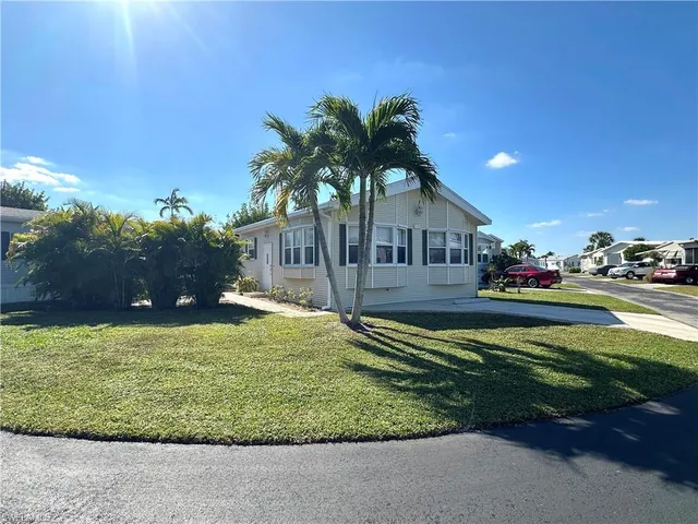 a house view with a garden space