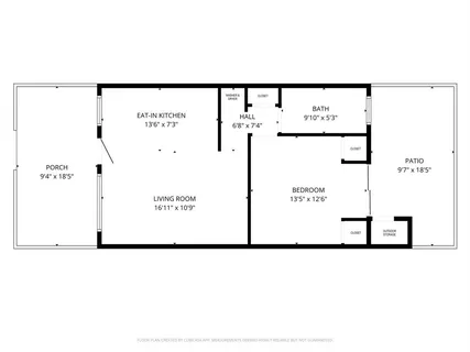 a view of a backyard with sitting area