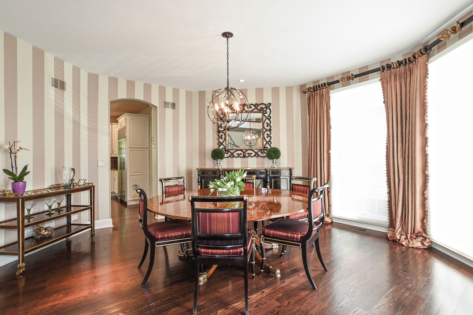 1085 Green Bay Road Glencoe, IL 60022 - Photo 7 of 24 a view of a dining room with furniture window and wooden floor