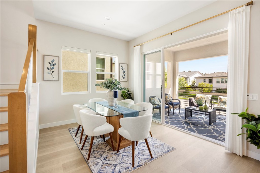 130 Pin Lane Lake Forest, CA 92630 - Photo 29 of 70 a view of a dining room with furniture window and outside view