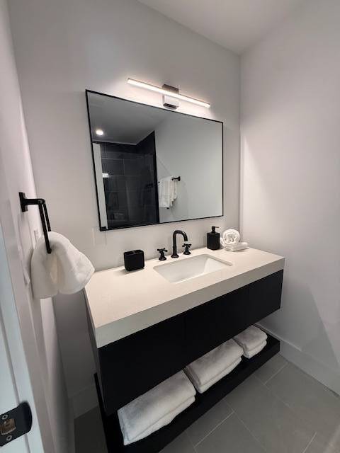 876 A Millstone Road Water Mill, NY 11976 - Photo 7 of 12 a bathroom with a sink and a mirror