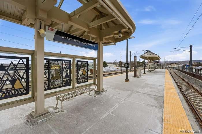 5105 Vivian Street Wheat Ridge, CO 80033 - Photo 34 of 39 a view of railway station with sitting area