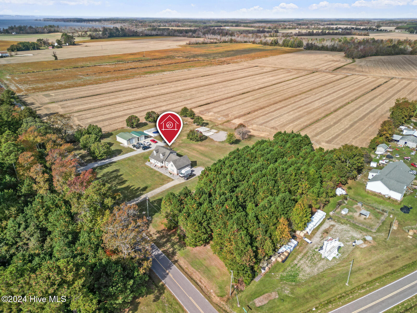 104 Thomas Point Road Shiloh, NC 27974 - Photo 51 of 54 Aerial View