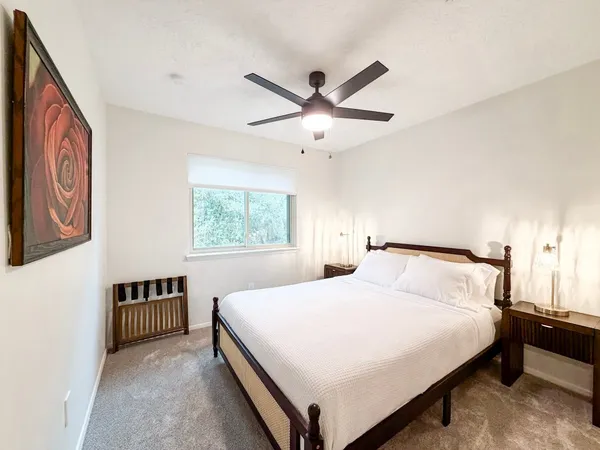 a storage room with washer and dryer