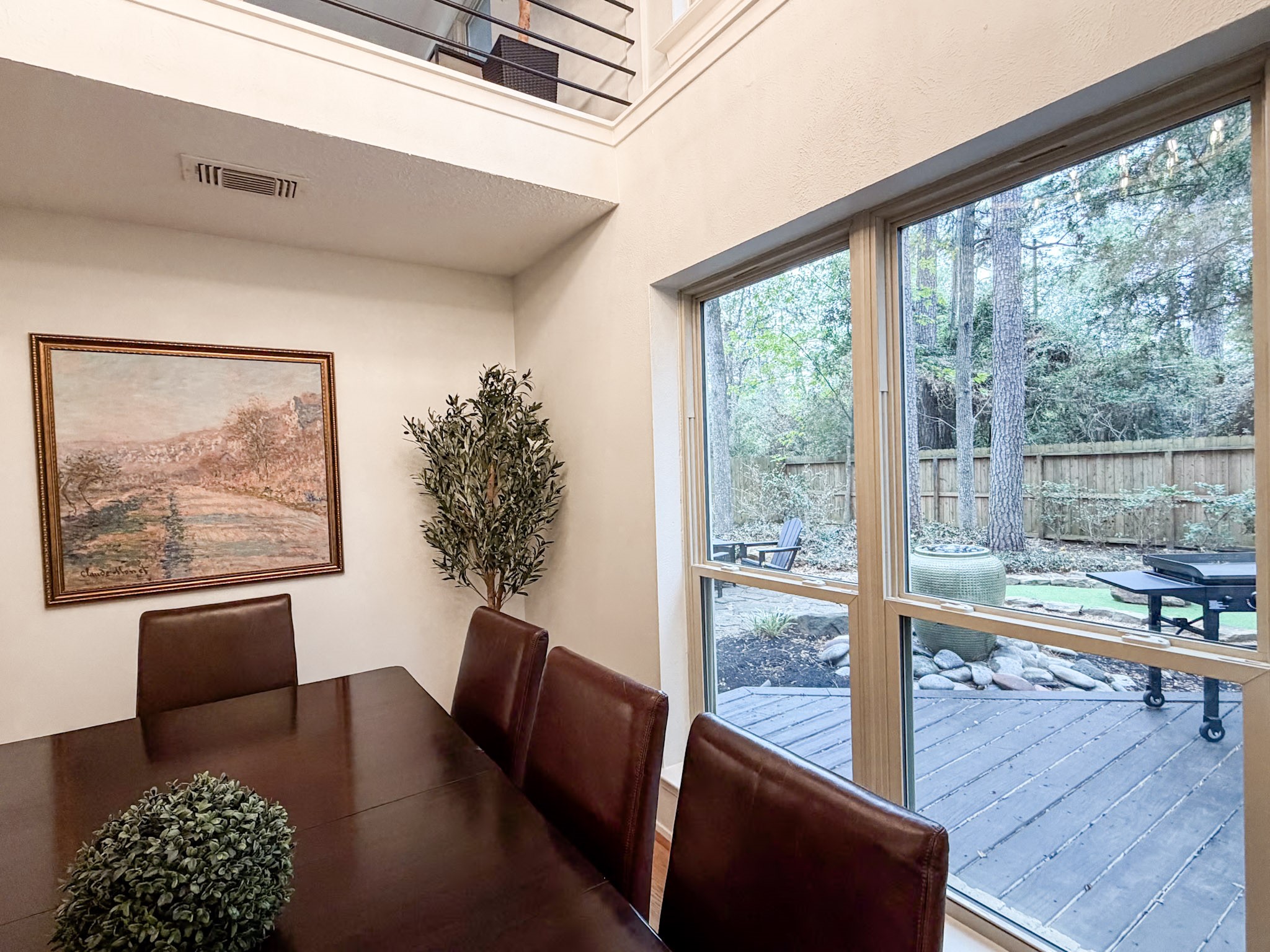 29 Pinewood Forest Court Spring, TX 77381 - Photo 10 of 48 a living room with furniture and a large window