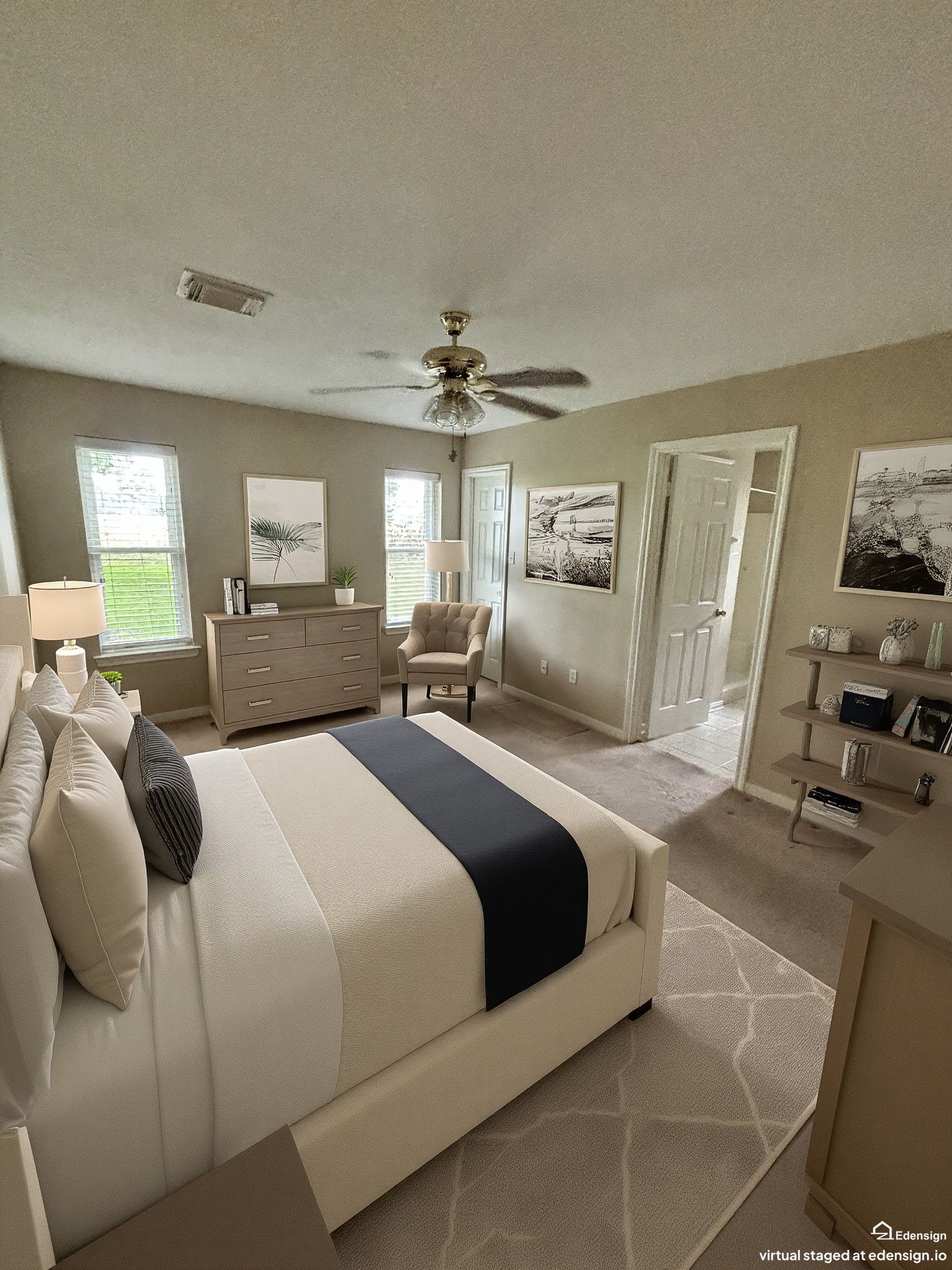 11950 North Ridgeway Willis, TX 77318 - Photo 6 of 15 a bedroom with a bed and wooden floor