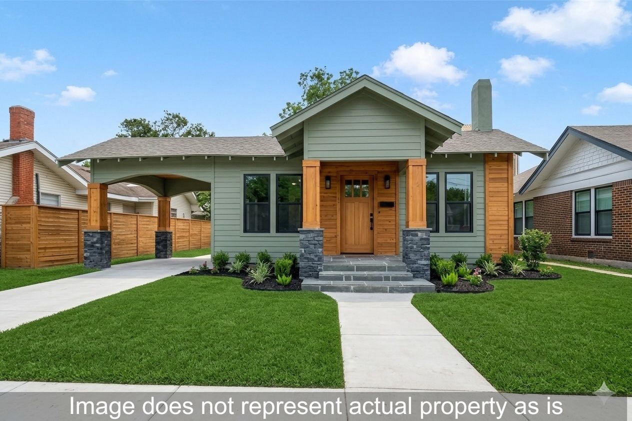 6 Jenkins Street Houston, TX 77003 - Photo 2 of 42 Image is a digital rendering of the property’s potential. Scroll right to view current condition. Property sold as-is in its current, unremodeled state.