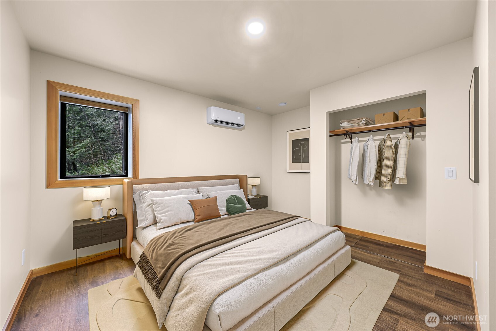 1693 Pebble Beach Trail Bellingham, WA 98226 - Photo 19 of 33 a bedroom with a large bed and a window