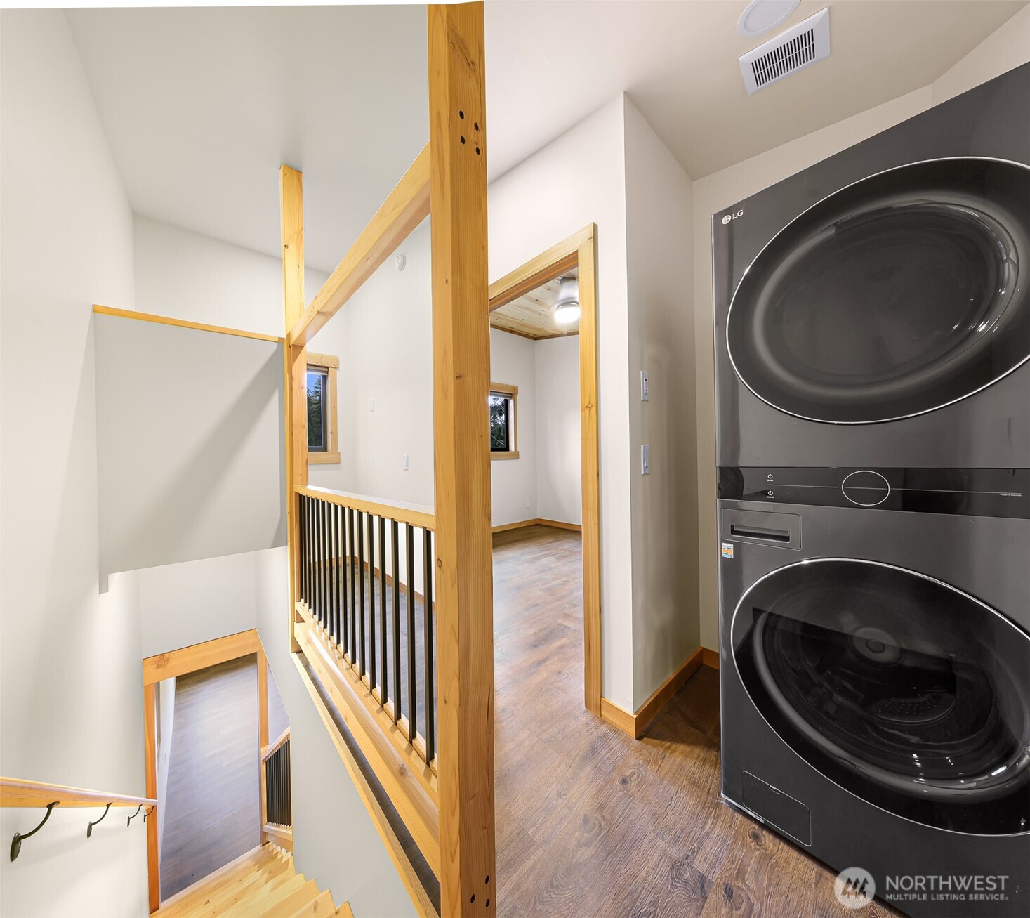 1693 Pebble Beach Trail Bellingham, WA 98226 - Photo 21 of 33 a view of a hallway with washer and dryer