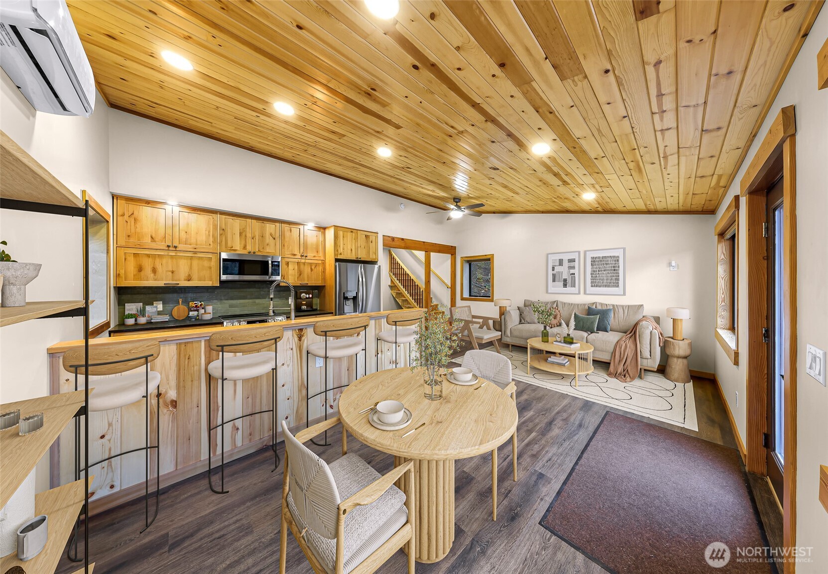 1693 Pebble Beach Trail Bellingham, WA 98226 - Photo 8 of 33 a kitchen with stainless steel appliances kitchen island granite countertop a sink and cabinets
