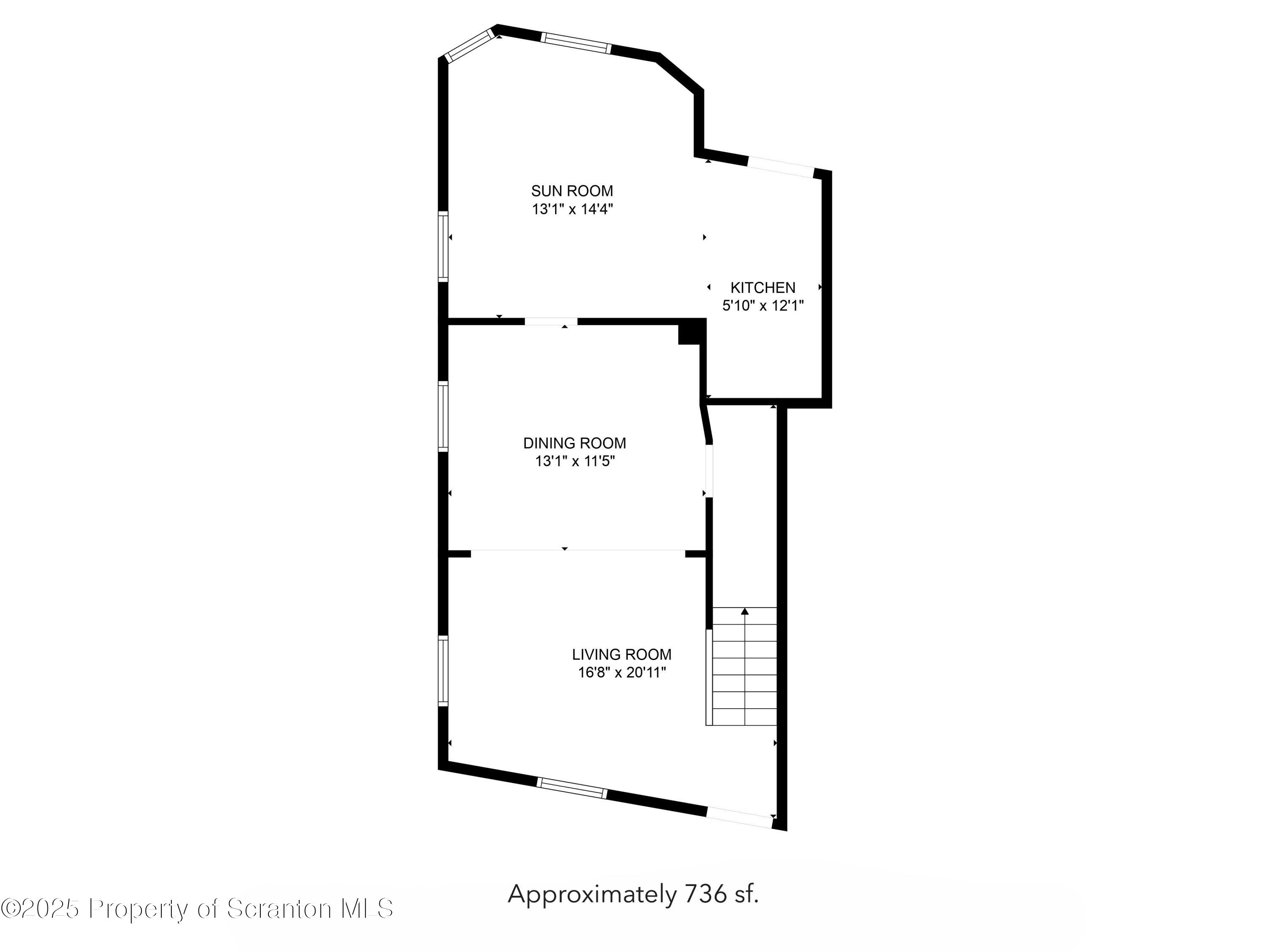 1202 Main Street Dickson City, PA 18519 - Photo 28 of 30 a picture of a floor plan