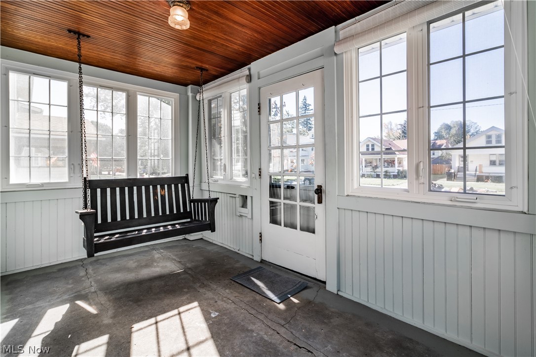 3839 Silsby Road Cleveland, OH 44111 - Photo 4 of 34 A sunny enclosed porch welcomes you