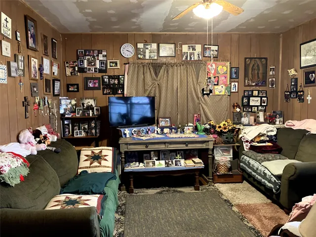 a outdoor living space with furniture and a couch