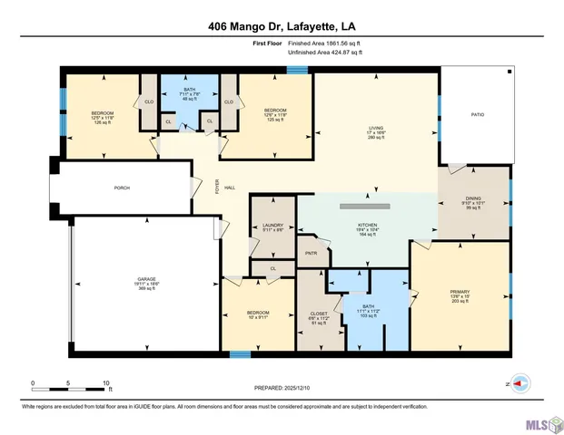 $1,895 | 406 Mango Drive, Lafayette, LA 70507
