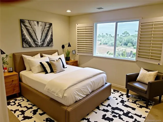 a view of a window in a room