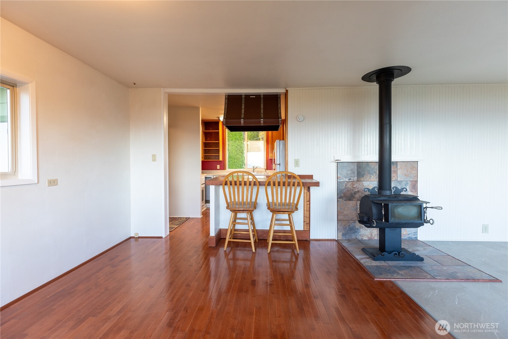 90 Dawnsridge Road Sekiu, WA 98381 - Photo 19 of 40 a view of a livingroom with furniture wooden floor and a window