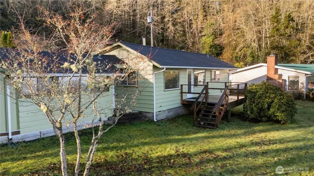 a bird view of a house