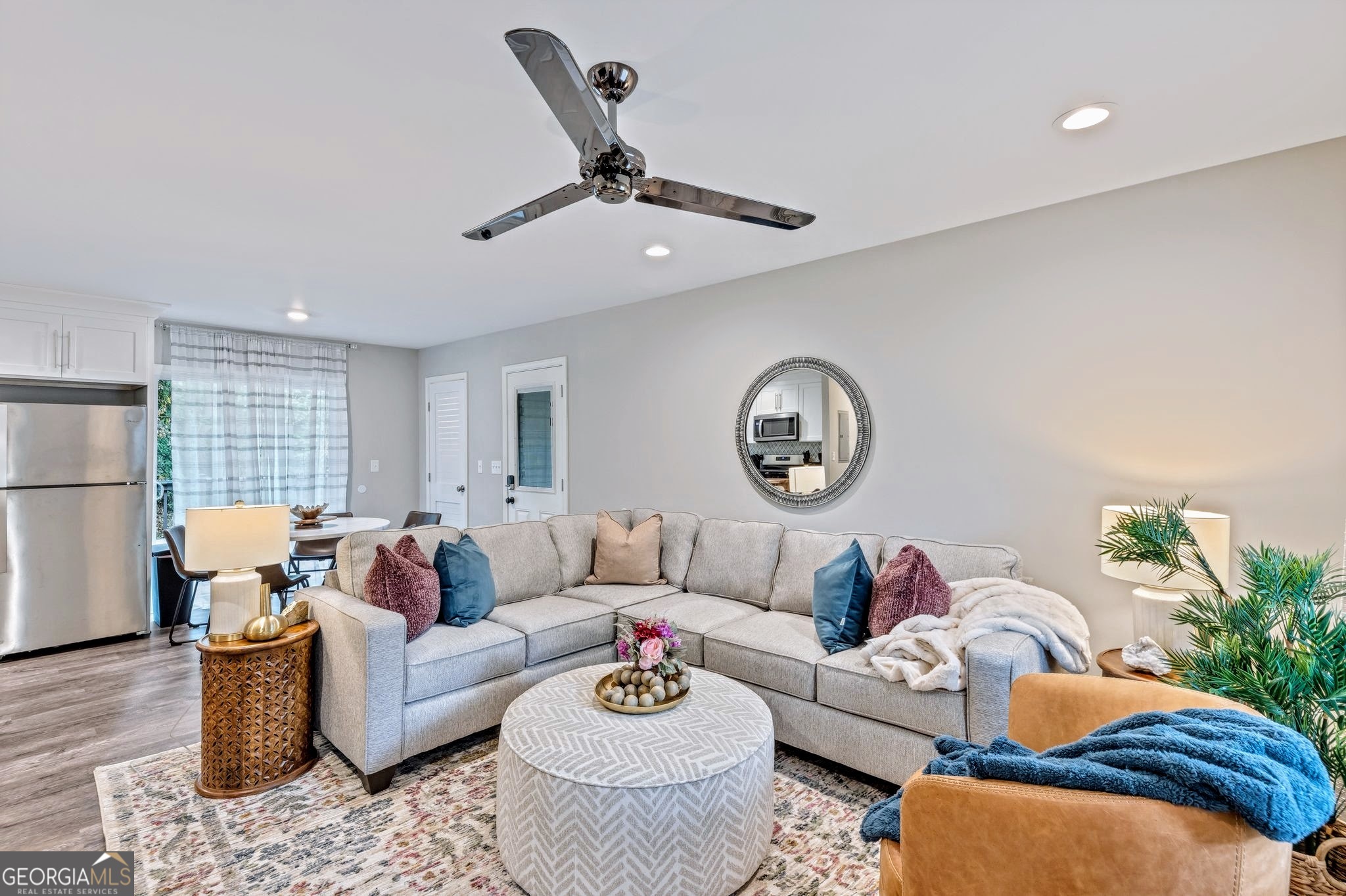 3590 Ponderosa Lane Powder Springs, GA 30127 - Photo 4 of 25 a living room with furniture kitchen view and a window