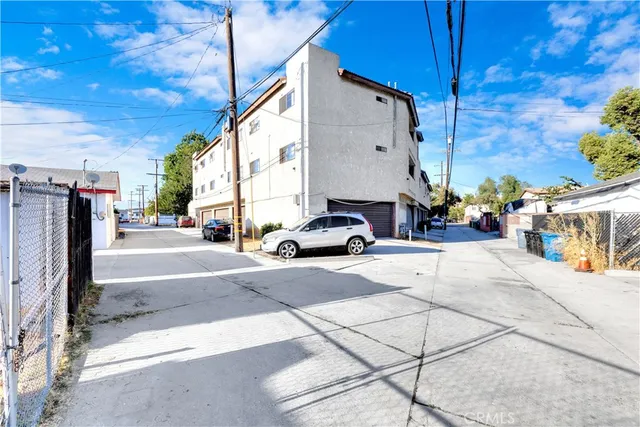 a view of street with cars