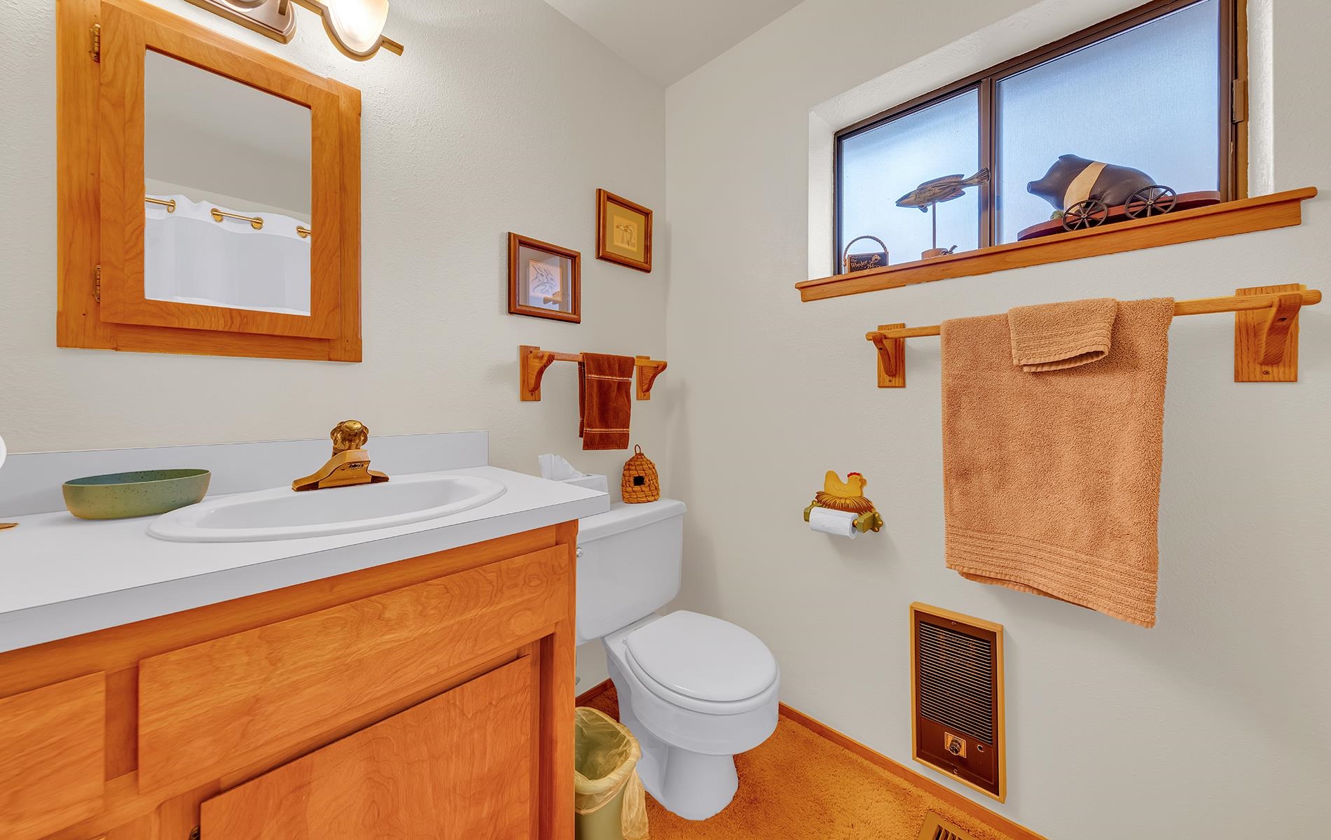 608 East Burnt Cedar Road Lake Almanor, CA 96137 - Photo 19 of 36 a bathroom with a sink and a toilet