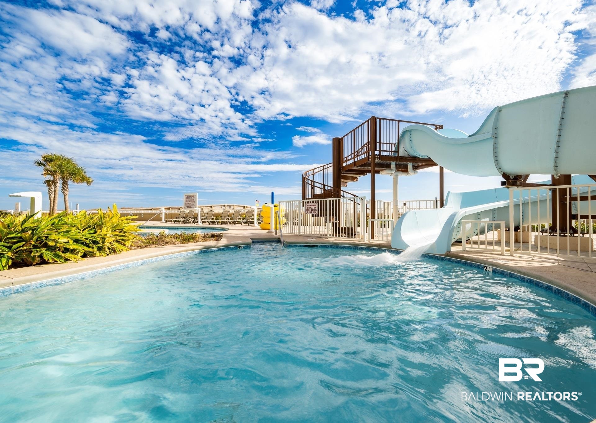 23008 Perdido Beach Boulevard, Unit 506 Orange Beach, AL 36561 - Photo 24 of 48 Pool with stairs and a water slide