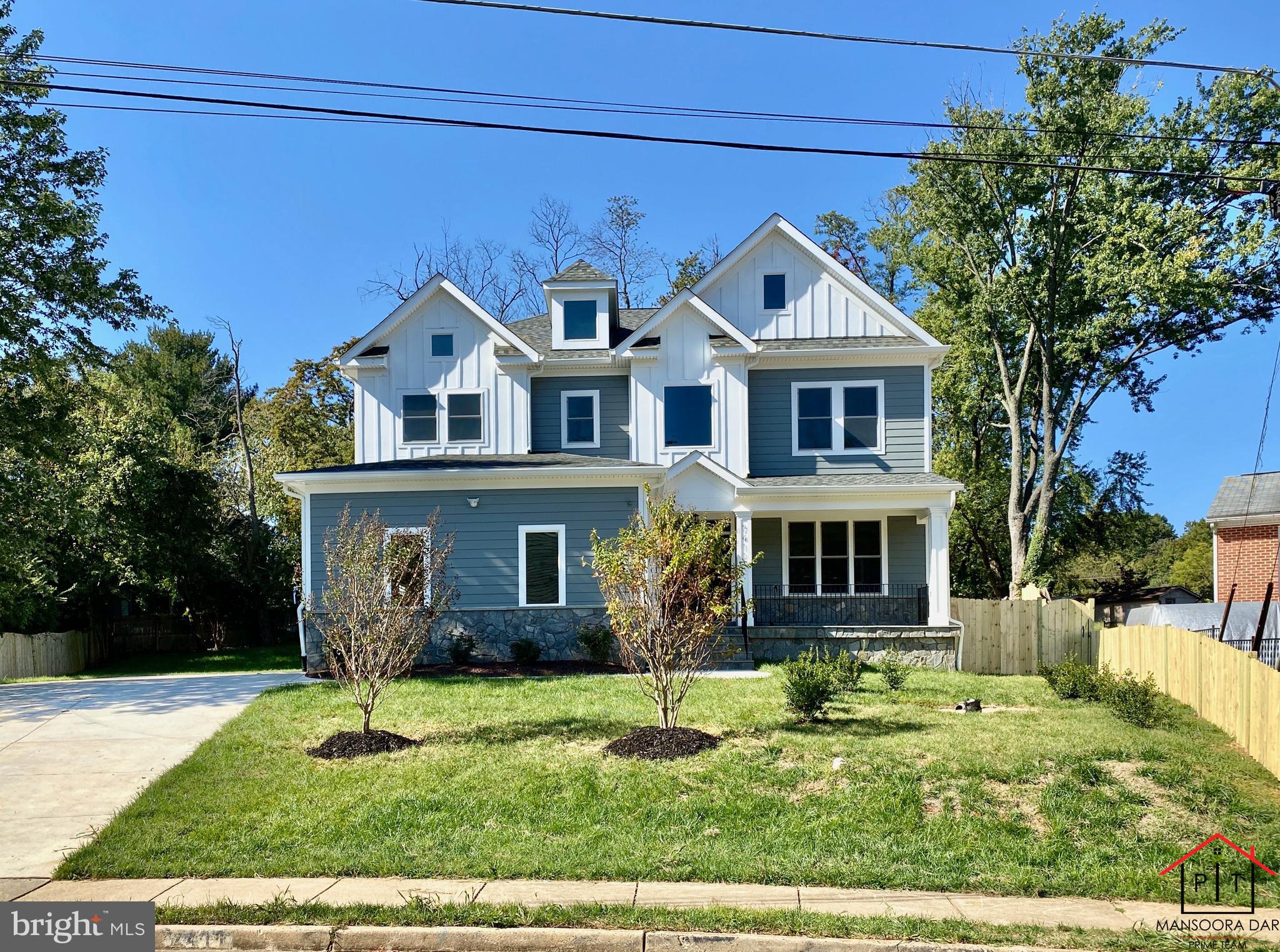 7411 Nigh Road Falls Church, VA 22043 - Photo 1 of 90 Front Exterior New Landscaping and Fence