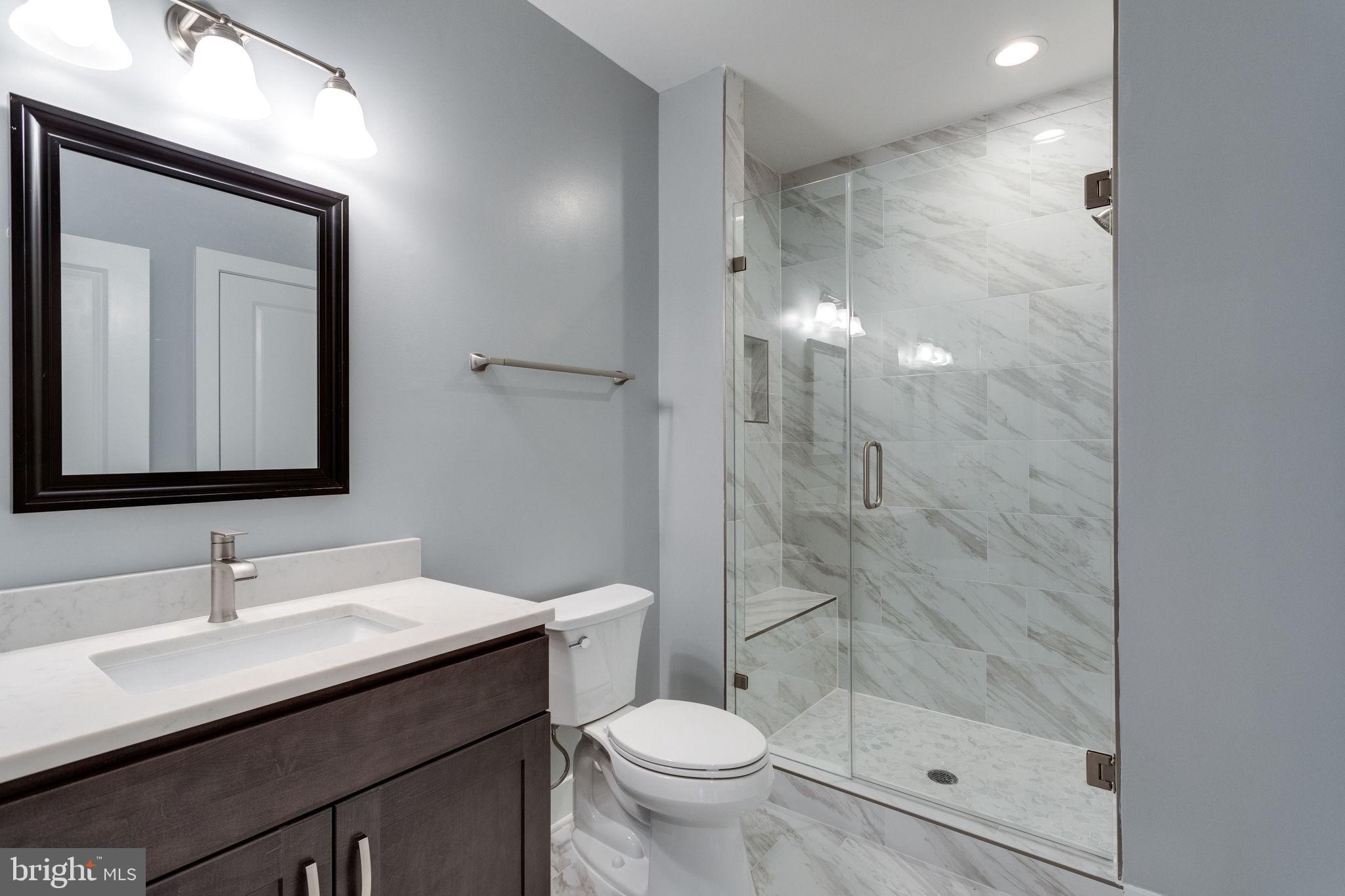 7411 Nigh Road Falls Church, VA 22043 - Photo 77 of 90 Guest Full Bathroom (Sit-in Shower)