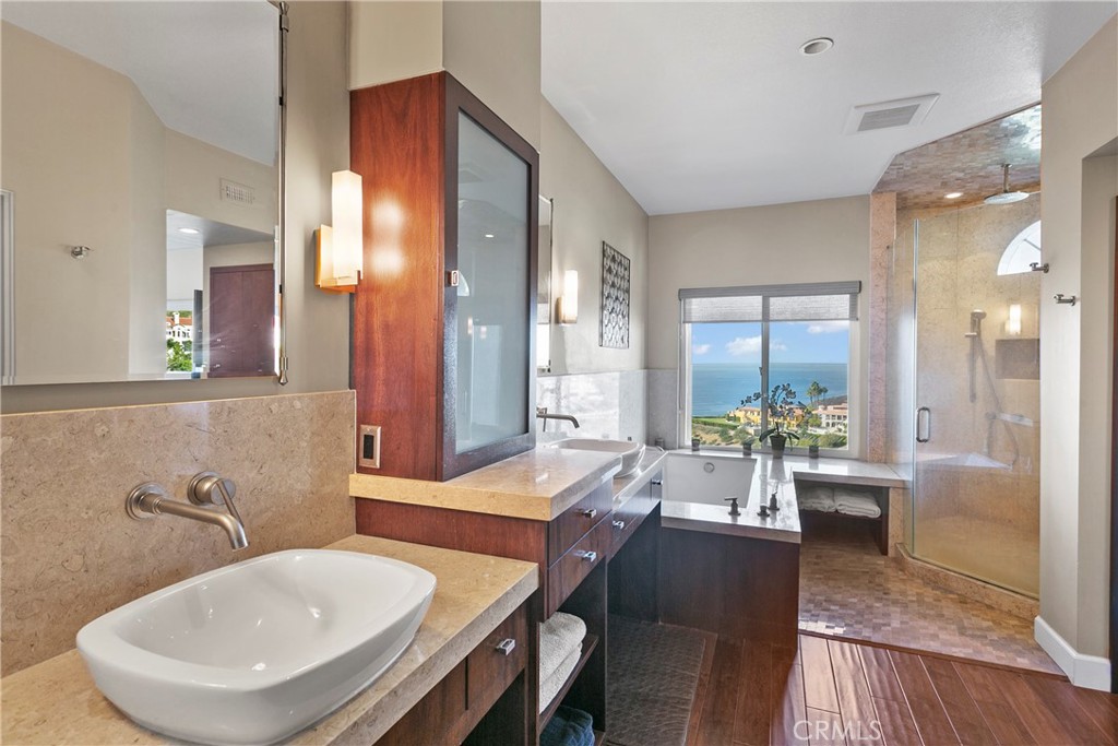 25 St Raphael Laguna Niguel, CA 92677 - Photo 18 of 23 a dining room with furniture and wooden floor