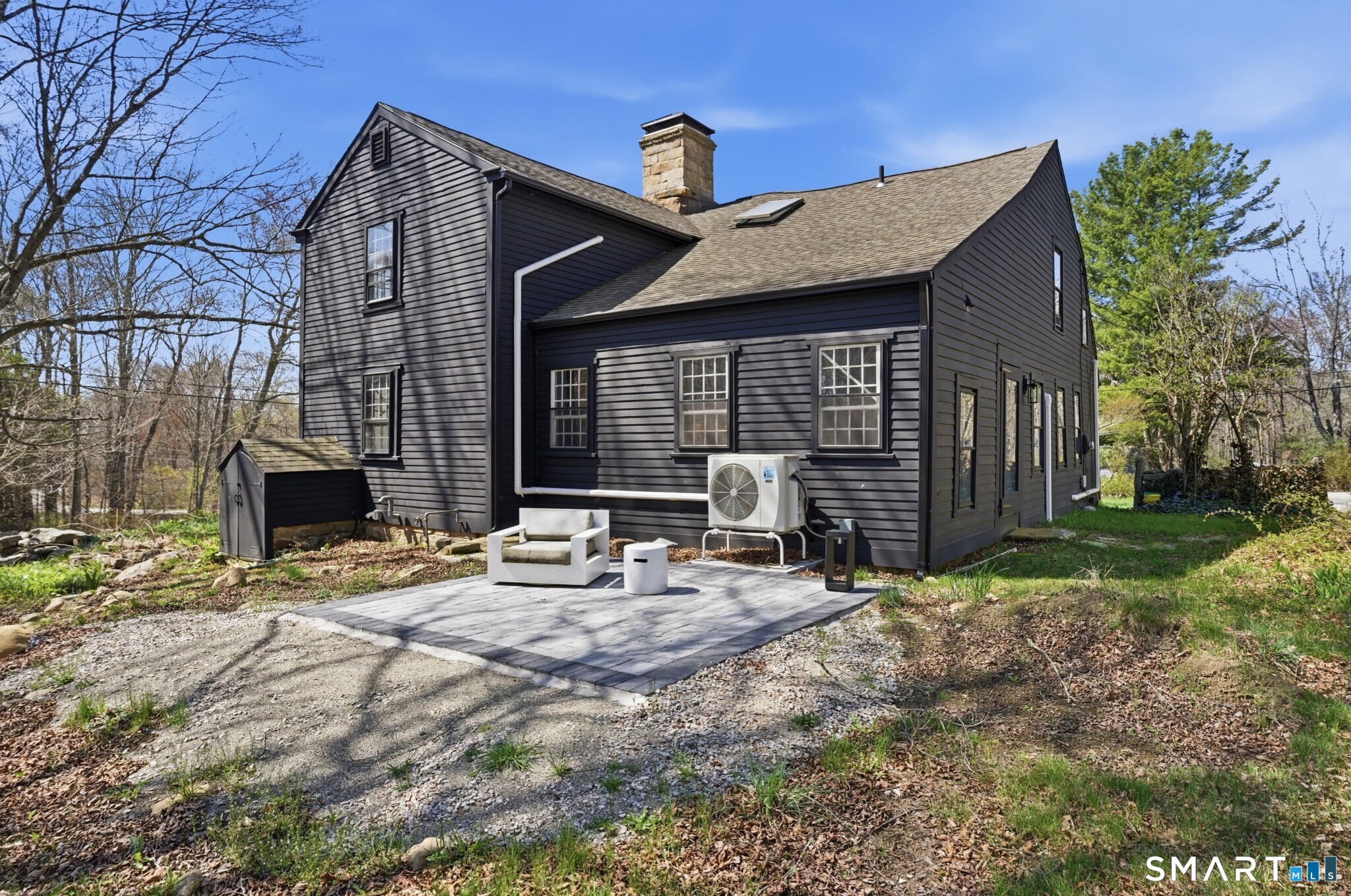 604 Pendleton Hill Road North Stonington, CT 06359 - Photo 38 of 39 a view of a house with backyard and sitting area