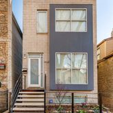 a front view of a house with a window