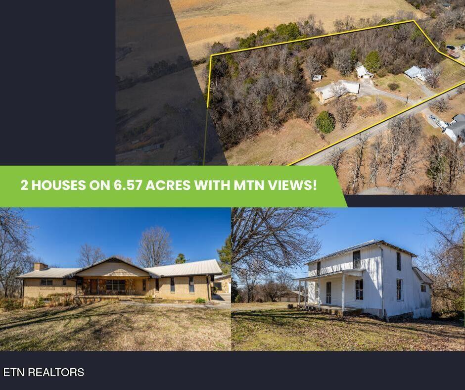 2 Homes on 6.72 Acres w/ Mtn Views!