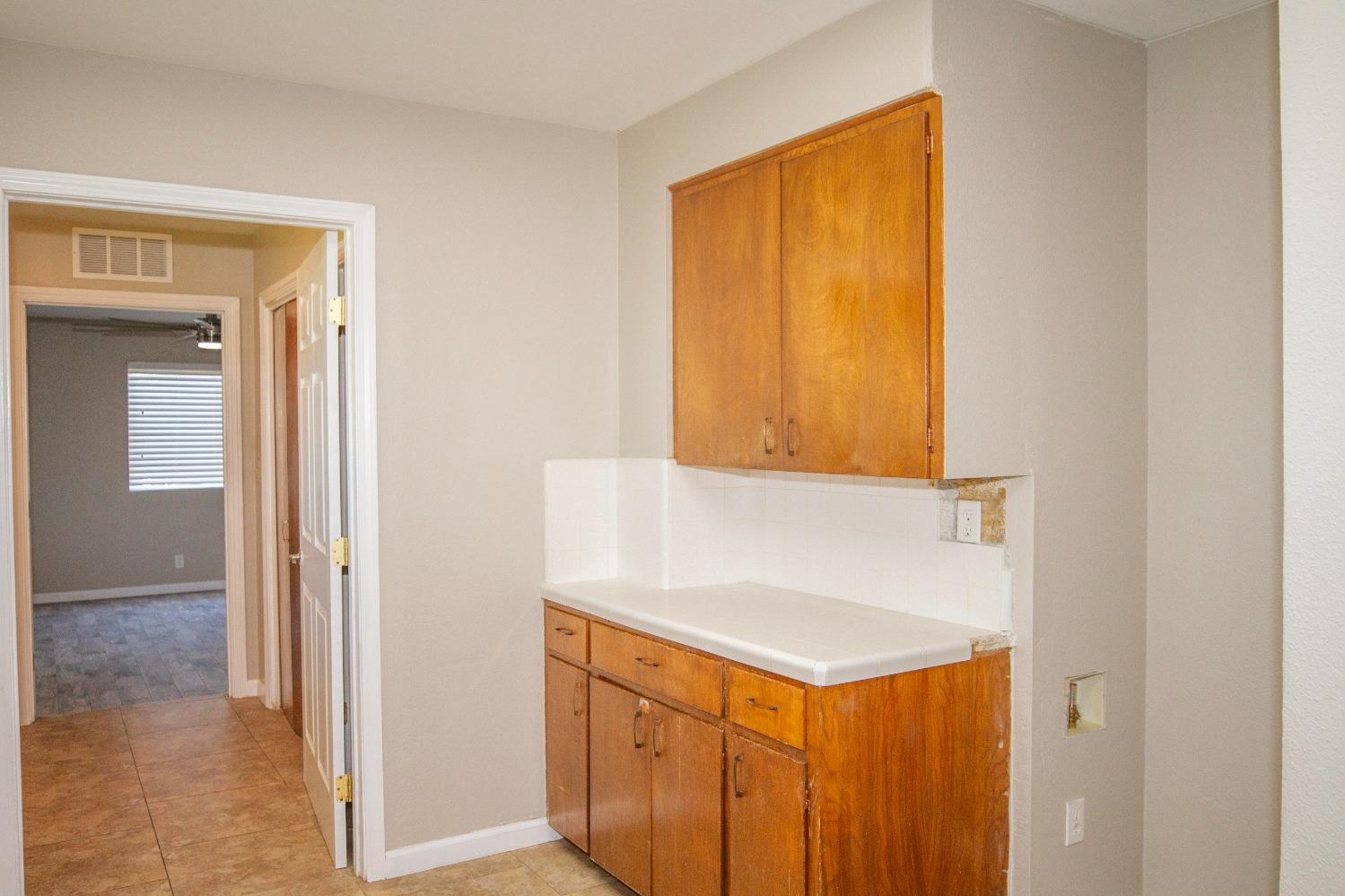 5357 South Hills Valley Road Orange Cove, CA 93646 - Photo 18 of 55 a bathroom with a sink and a shower
