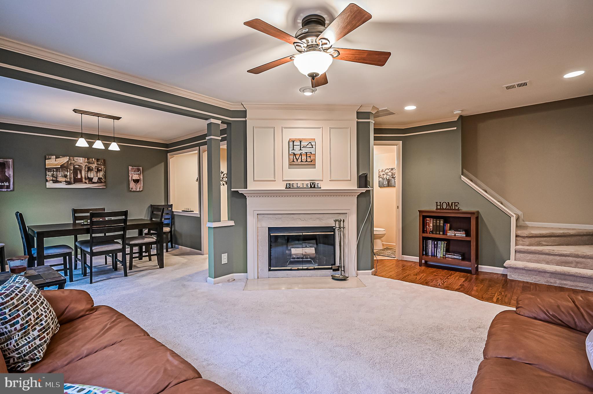 11197 Rienzi Place, Unit 201 Manassas, VA 20109 - Photo 5 of 22 Wood burning Fireplace with mantel and moldings